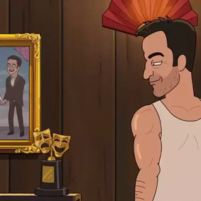 Hugh Jackman plays himself in Rick and Morty.