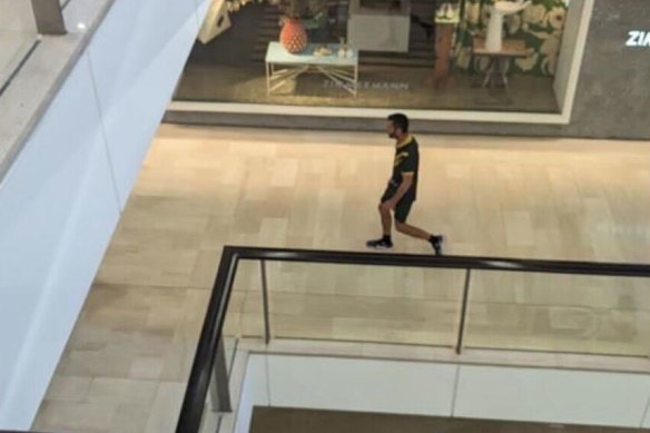 Images circulated on social media of the incident at Bondi Junction on Saturday afternoon.