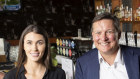 Norman Hotel's assistant manager Lucie Travers and owner James Power. The female jobless rate in Queensland dropped from 5.8 per cent to 5 per cent.   

