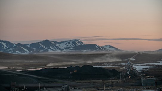 Tigers’ Russian coal mining operations border the tiny Indigenous community of Beringovsky in Siberia.