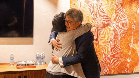 Cheng Lei and Penny Wong.