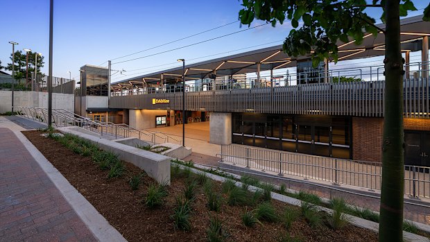 The upgraded Exhibition station.