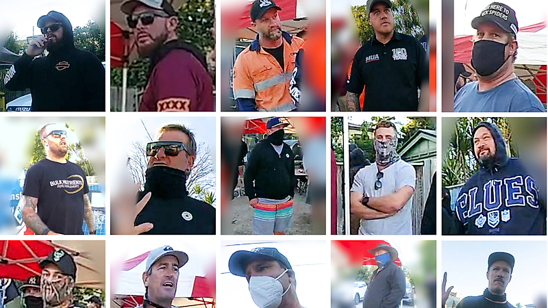 Images released of protesters linked to brawl on Cross River Rail site