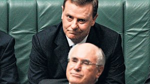 Former prime minister John Howard and former federal treasurer Peter Costello.