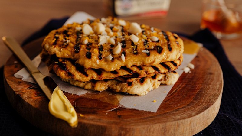 This only thing that can improve this smoky flatbread is a swipe of velvety butter