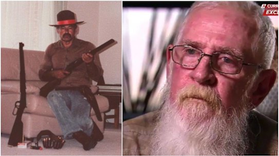 Ian Hayman, right, claims he was picked up by Ivan Milat, left, while hitch-hiking. 