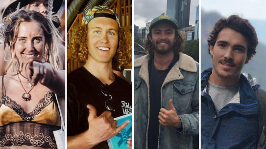 The four missing are Steph Weisse, Jordan Short, Elliot Foote and Will Teagle.