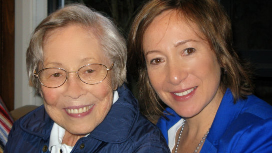 Jane Hutcheon (right) with her mother Beatrice (Greaves) Hutcheon , whose story she tells in Lost in Shanghai.