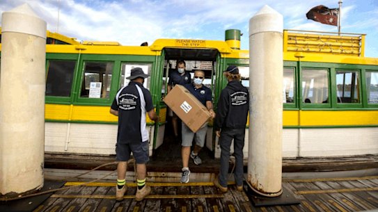 RATs being delievered. Photo: Dylan Coker.