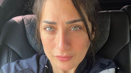 Dr Enas Kabar, a doctor working in Gaza. 