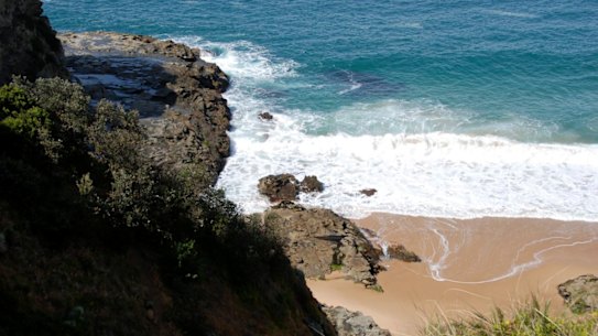 A woman was swept off rocks at San Remo on Thursday morning.