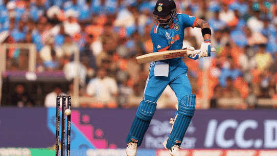 Pat Cummins silences the crowd at Narendra Modi Stadium by bowling Virat Kohli in the World Cup final.