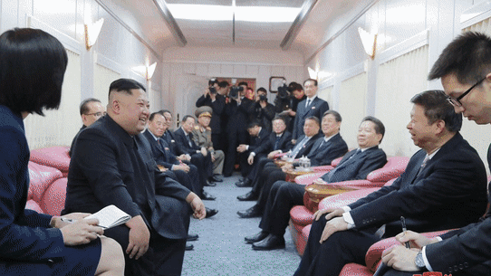Kim Jong-un’s special train. 