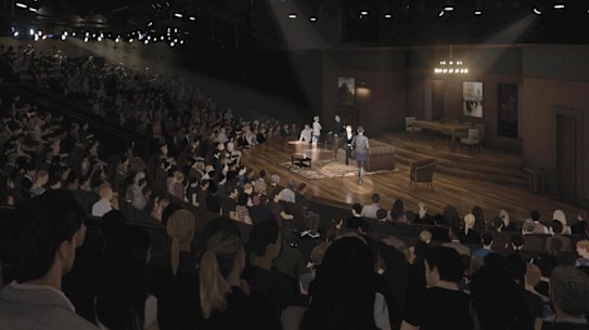 Renders of new theatre spaces coming to Sydney. 
