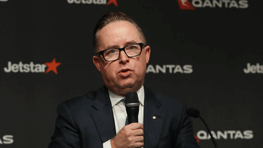 Former Qantas boss Alan Joyce.