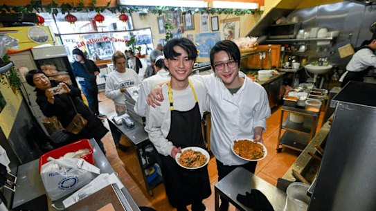 Kim and Kerry Zhu were stunned to discover they had both achieved the maximum ATAR of 99.95, but there was no time for celebration.
