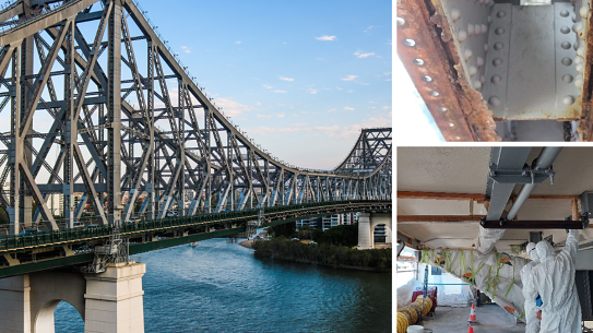 The 84-year-old Story Bridge needs extensive restoration work.