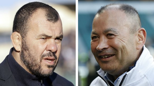 Armistice: Michael Cheika and Eddie Jones have refused to trade barbs ahead of the Twickenham showdown.
