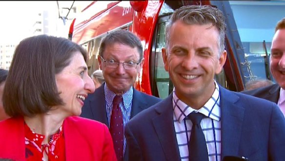 Gladys Berejiklian and Andrew Constance.