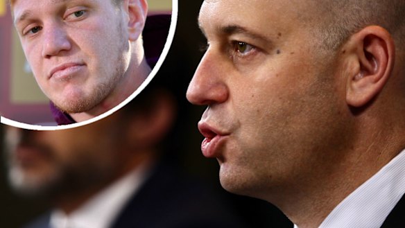 'Big Papi': Dylan Napa was fined 10 percent of his salary over four tapes that were circulated online.