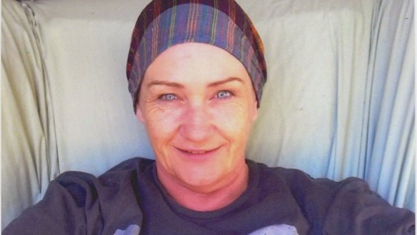 Kerry Robertson, the first person in Victoria to be granted a permit to end her life under new voluntary assisted dying laws.