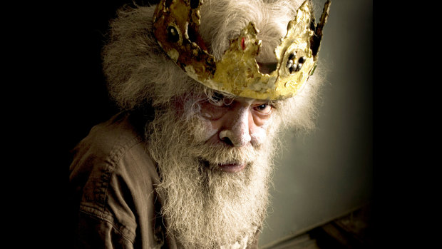 Jack Charles in the autobiographical play Jack Charles V The Crown.