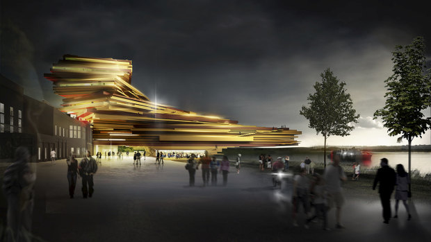 An East Perth Power Station concept plan by architectural firm Hassell.