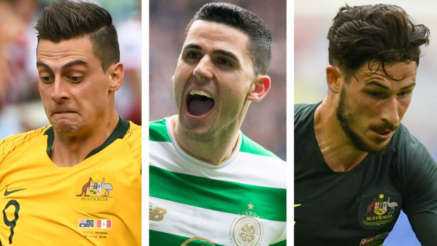 Attacking ethos: A front three of Tomi Juric, Tom Rogic and Mathew Leckie is a possibility under Graham Arnold.