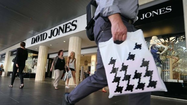 David Jones has been hit with a $437 million write-down in its value.