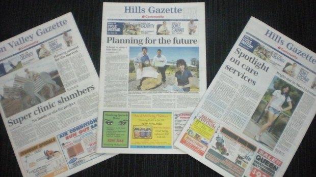 The Avon Valley and Hills Gazette once had split front pages to serve smaller communities.  