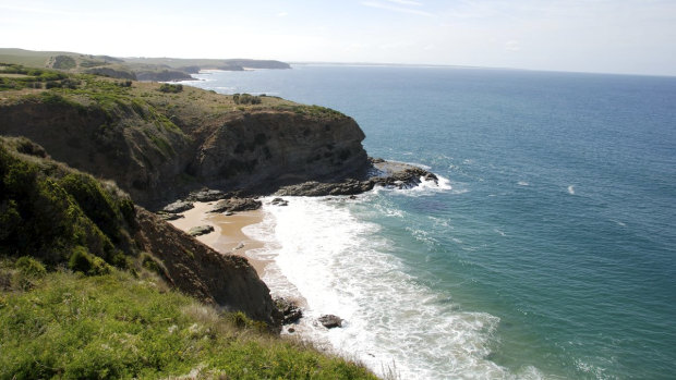 Punch Bowl beach, near San Remo. 