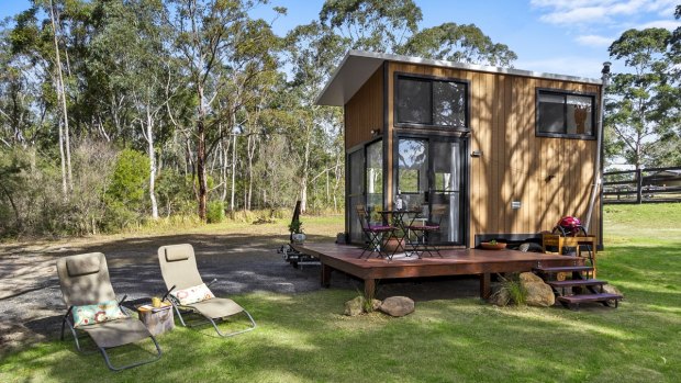 Lives up to the hype ... Azaltie tiny house, Kangaroo Valley.