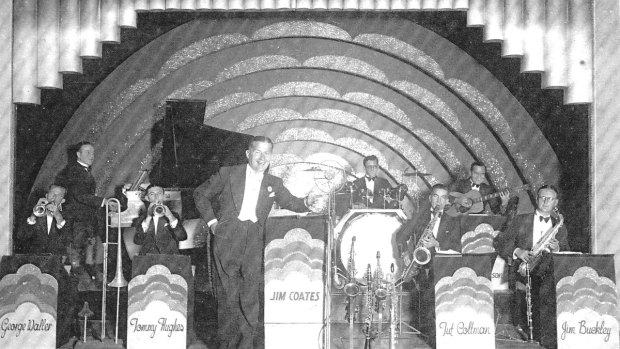 Jim Coates Band at the Embassy Ballroom in 1937.