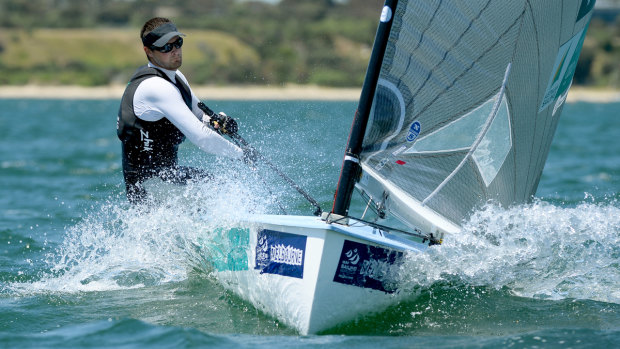 Oliver Tweddell narrowly missed out on the Rio Olympics but is hoping to represent Australia in Finn class sailing at Tokyo 2020. 