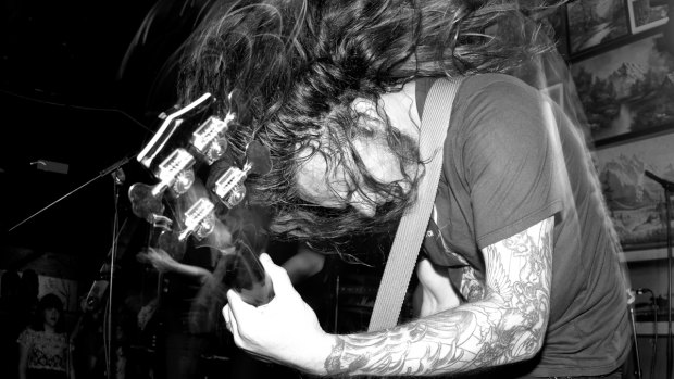 Violent Soho performing at Woodland in 2011.