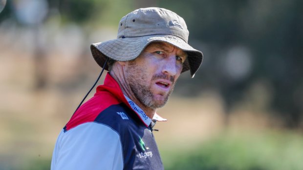 Brad Thorn at Ballymore in his first season in charge. 