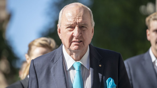 Alan Jones's lawyer argued he should not face a similar payout to the record $4.5 million originally awarded to defamed actress Rebel Wilson.