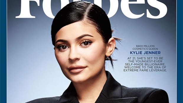 Kylie Jenner, who graced the cover of Forbes this year, came in at fifth on the list of the wealthiest celebrities.