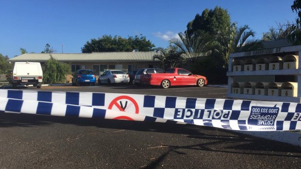 Police investigate the alleged murder of a man in the Maryborough suburb of Granville on Sunday.