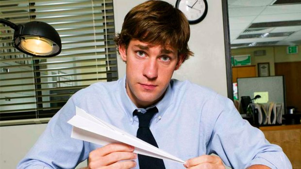 John Krasinski as Jim in The Office.