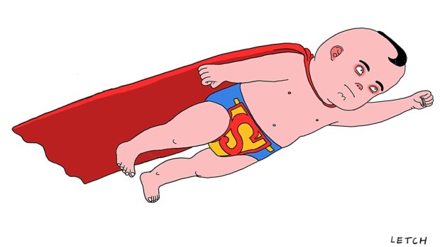 Can I open a super account for my young grandson?