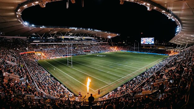 Inside Townsville’s new Country Bank Stadium.
