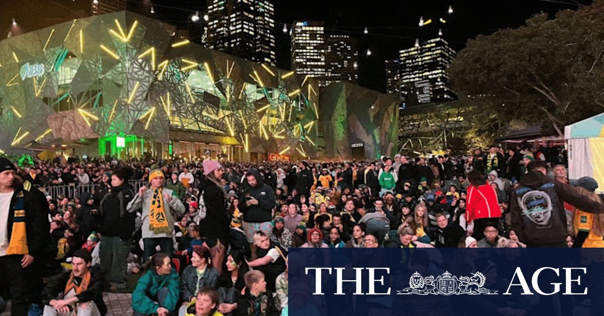 Women's World Cup 2023: Melbourne crowds flock to Federation Square and AAMI Stadium to watch Matildas take on England - Vimarsana News
