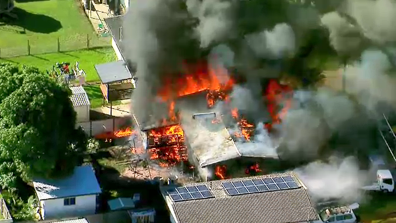 Crime scene declared after person dies in resort fire, as second blaze engulfs houses