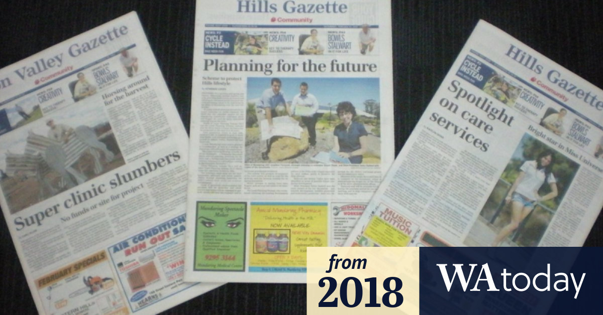 Perth S Community Newspaper Group Is Closing Five Mastheads Including The Advocate Comment News Hills And Avon Valley Gazette Midland Kalamunda Reporter And The North Coast Times