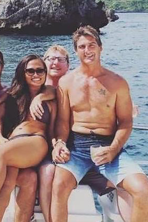 Timothy Clark (centre) with Ni Ketut Sri Astari Sarnanitha and Rick Olarenshaw.