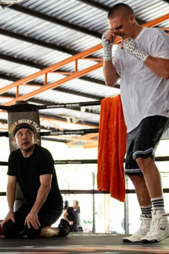 Tim and Kostya Tszyu train in Thailand.