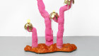 Jonathan Trayte's 'Pink Hot Solar Buzzer' floor lamp, 2019