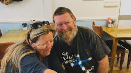 Wayne Irving with wife Barbara.