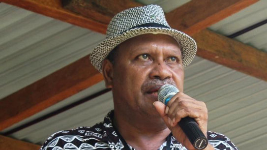 Former Solomon Islands premier Daniel Suidani.